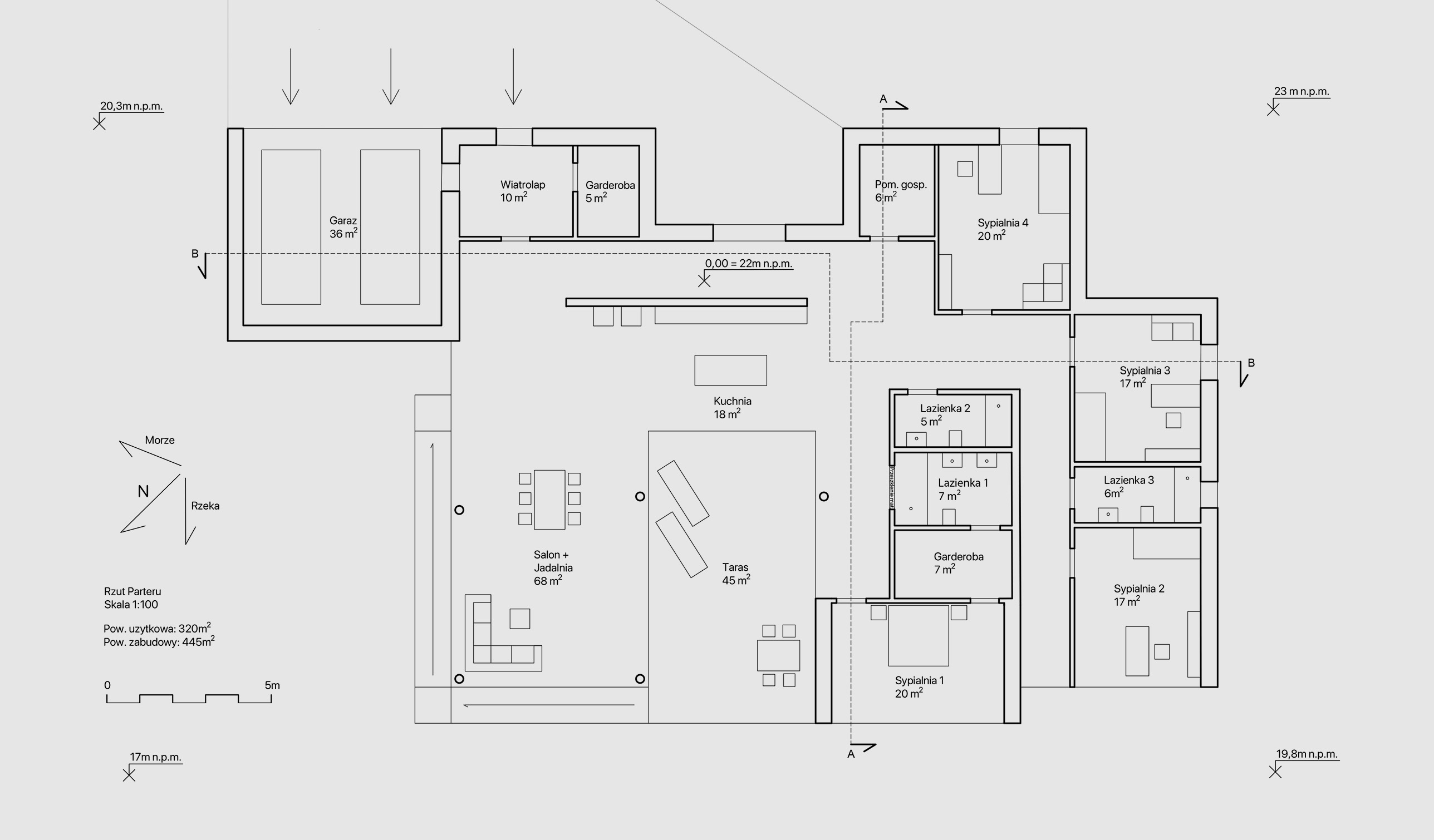 Dom Jednorodzinny przy Potoku Swelina w Sopocie